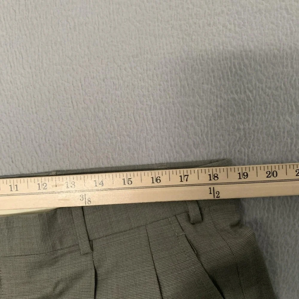 Stafford Men's Suit 44R Gray Wool 37x29 Pleated Pants 2 Button 2 Piece Business‎